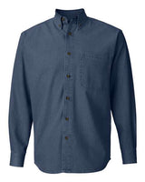 Sierra Pacific Men's Long Sleeve Denim Shirt Sierra Pacific