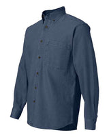 Sierra Pacific Men's Long Sleeve Denim Shirt Sierra Pacific