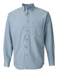 Sierra Pacific Men's Long Sleeve Denim Shirt Sierra Pacific
