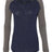 Boxercraft Women Preppy Patch Slub Long Sleeve T-Shirt Boxercraft