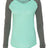 Boxercraft Women Preppy Patch Slub Long Sleeve T-Shirt Boxercraft