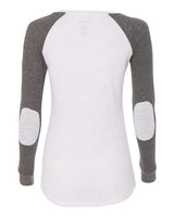 Boxercraft Women Preppy Patch Slub Long Sleeve T-Shirt Boxercraft
