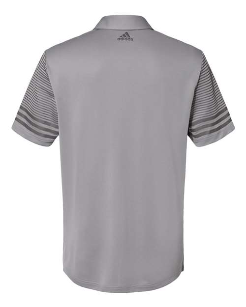 Adidas Men's Striped Sleeve Polo Adidas