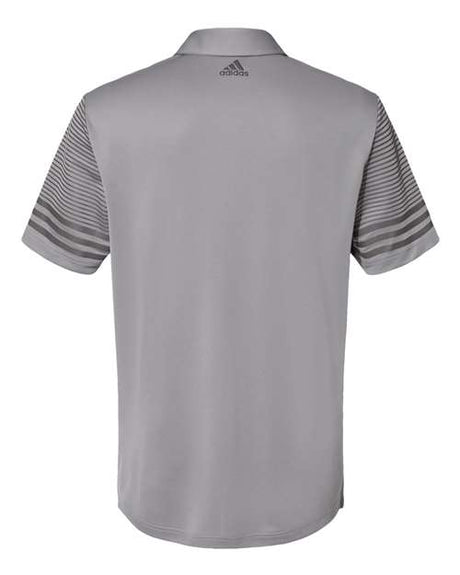 Adidas Men's Striped Sleeve Polo Adidas