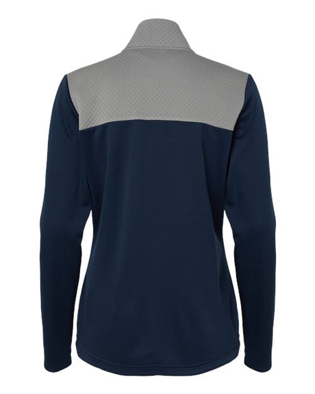 Adidas Women's Textured Mixed Media Full-Zip Jacket Adidas