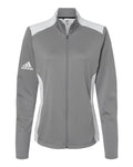 Adidas Women's Textured Mixed Media Full-Zip Jacket Adidas