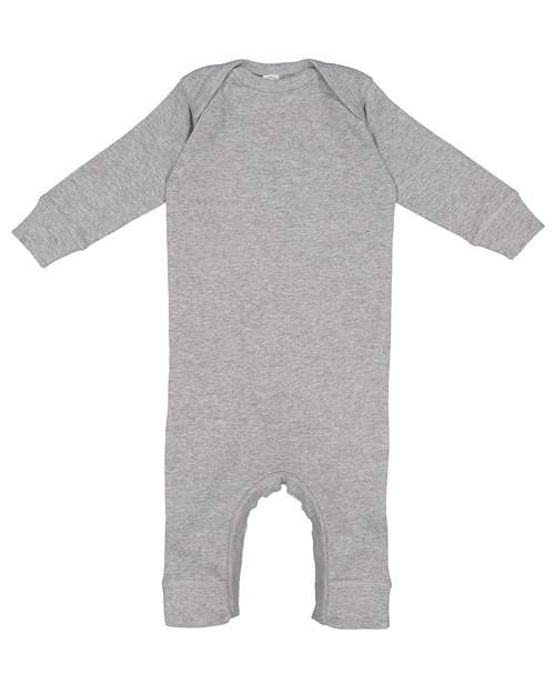 Rabbit Skins Infant Long Legged Baby Rib Bodysuit Rabbit Skins