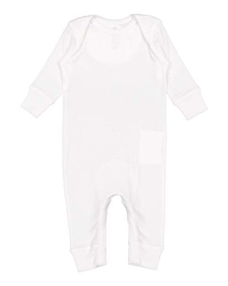 Rabbit Skins Infant Long Legged Baby Rib Bodysuit Rabbit Skins