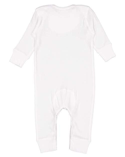 Rabbit Skins Infant Long Legged Baby Rib Bodysuit