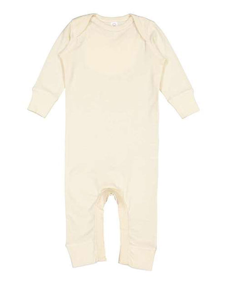 Rabbit Skins Infant Long Legged Baby Rib Bodysuit Rabbit Skins