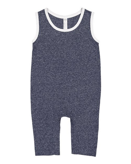 Rabbit Skins Infant Harborside M'elange Tank Romper Rabbit Skins