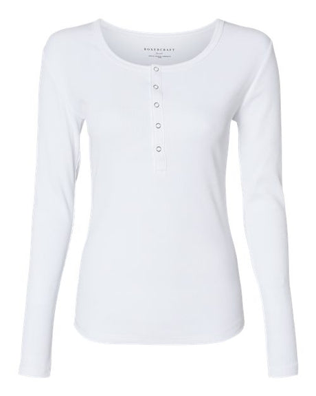 Boxercraft Women's Harper Long Sleeve Henley Boxercraft