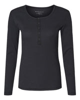Boxercraft Women's Harper Long Sleeve Henley Boxercraft