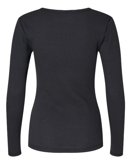 Boxercraft Women's Harper Long Sleeve Henley Boxercraft