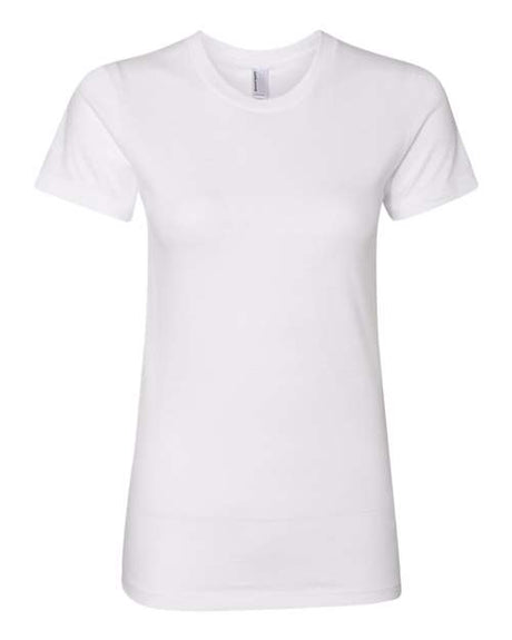 American Apparel Women's USA-Made Fine Jersey Tee Womens Apparel Shirts & Tops