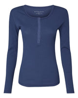 Boxercraft Women's Harper Long Sleeve Henley Boxercraft