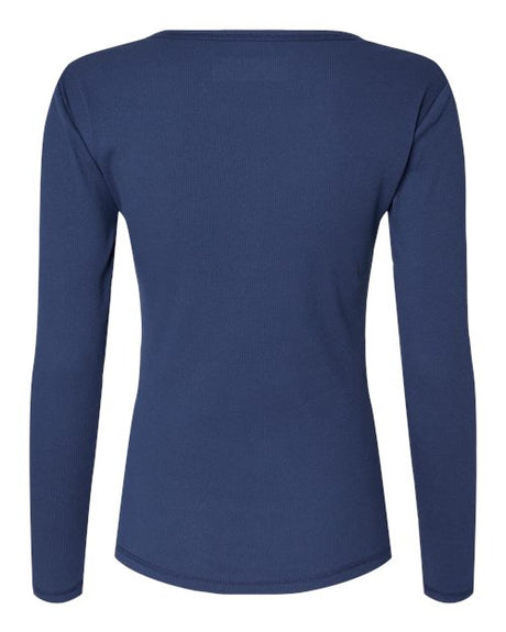 Boxercraft Women's Harper Long Sleeve Henley Boxercraft