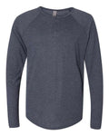 Next Level Men's Triblend Long Sleeve Henley Next Level Apparel