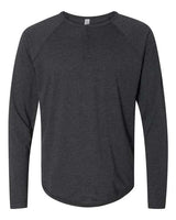 Next Level Men's Triblend Long Sleeve Henley Next Level Apparel