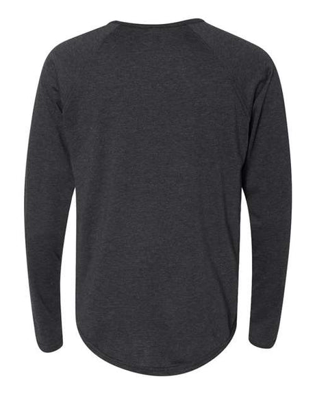 Next Level Men's Triblend Long Sleeve Henley Next Level Apparel