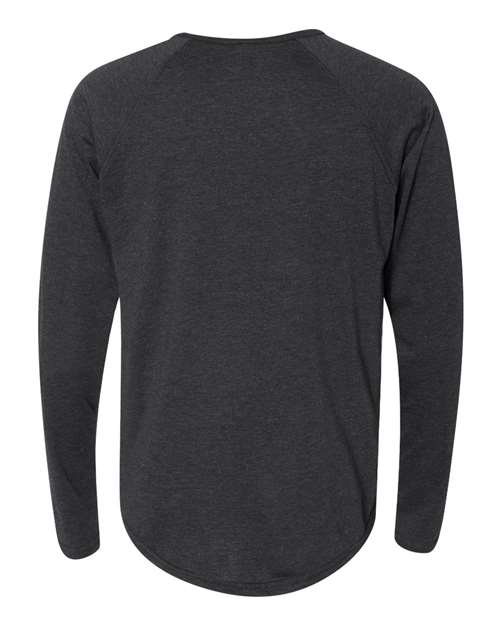 Next Level Men's Triblend Long Sleeve Henley Next Level Apparel