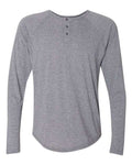 Next Level Men's Triblend Long Sleeve Henley Next Level Apparel