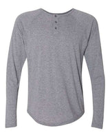 Next Level Men's Triblend Long Sleeve Henley Next Level Apparel