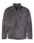 J. America Men's Boundary Shag Frosty Sherpa Quarter-Zip Pullover J. America