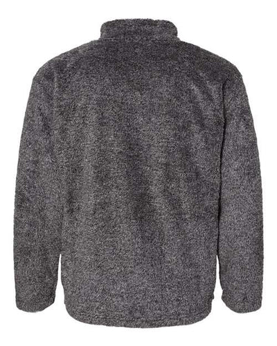 J. America Men's Boundary Shag Frosty Sherpa Quarter-Zip Pullover