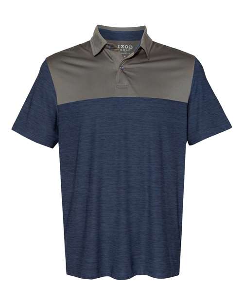 IZOD Men's Colorblocked Space-Dyed Polo IZOD