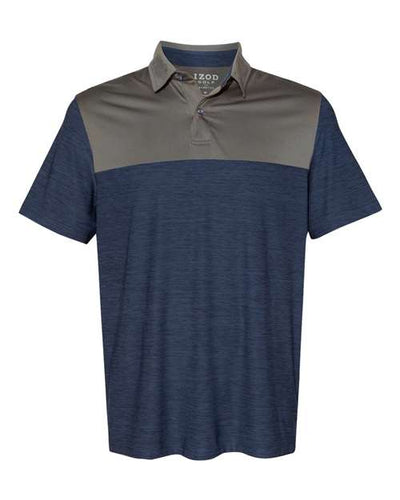 IZOD Men's Colorblocked Space-Dyed Polo