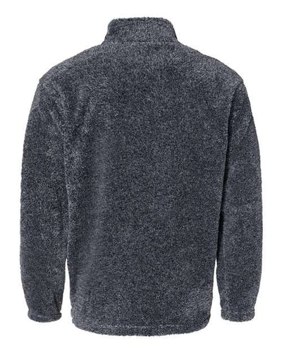 J. America Men's Boundary Shag Frosty Sherpa Quarter-Zip Pullover