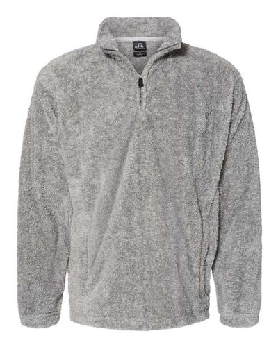 J. America Men's Boundary Shag Frosty Sherpa Quarter-Zip Pullover