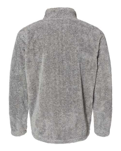 J. America Men's Boundary Shag Frosty Sherpa Quarter-Zip Pullover