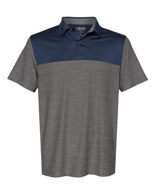 IZOD Men's Colorblocked Space-Dyed Polo IZOD