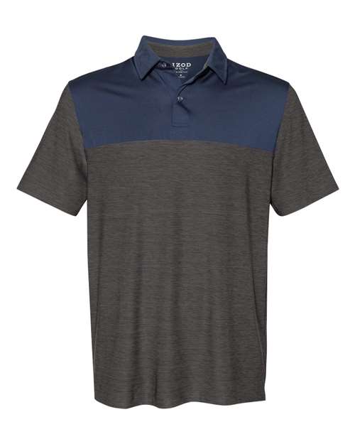 IZOD Men's Colorblocked Space-Dyed Polo IZOD
