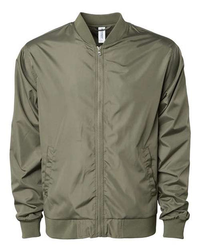 Independent Trading Co. Men's Lightweight Bomber Jacket