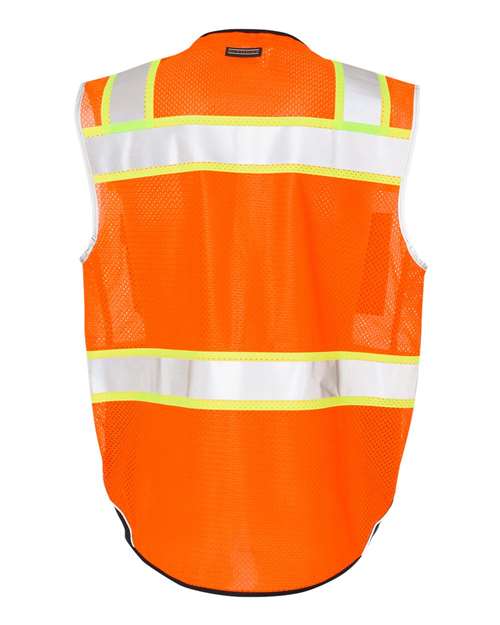 Kishigo Premium Black Series® Black Bottom Class 2 Vest Kishigo