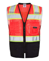 Kishigo Premium Black Series® Black Bottom Class 2 Vest Kishigo