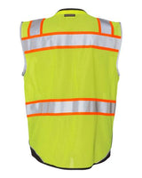 Kishigo Premium Black Series® Black Bottom Class 2 Vest Kishigo