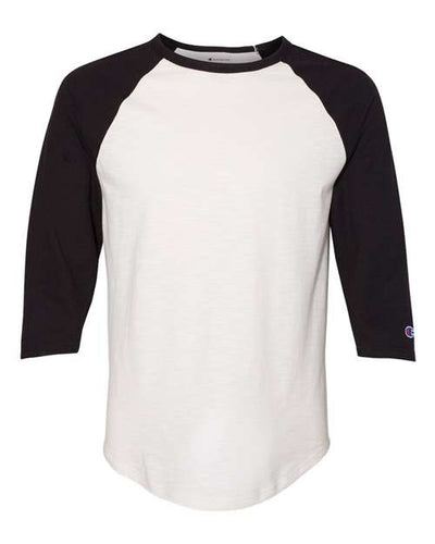 Champion Men's Premium Fashion Raglan Three-Quarter Sleeve Baseball T-Shirt