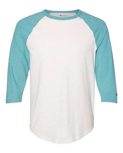 Champion Men's Premium Fashion Raglan Three-Quarter Sleeve Baseball T-Shirt