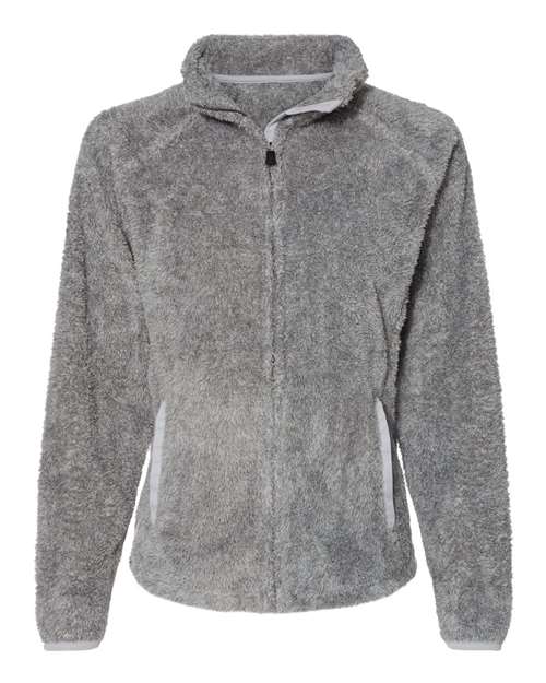 J. America Women's Boundary Shag Frosty Sherpa Full-Zip J. America