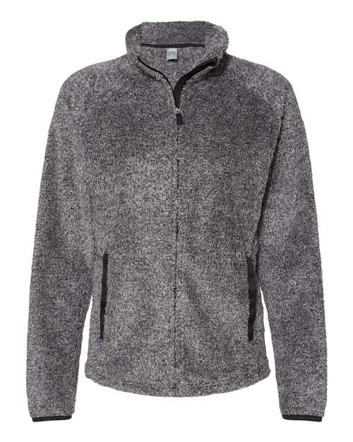 J. America Women's Boundary Shag Frosty Sherpa Full-Zip J. America
