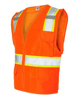Kishigo Men's Ultra-Cool Solid Front Vest with Mesh Back Kishigo
