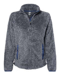 J. America Women's Boundary Shag Frosty Sherpa Full-Zip J. America