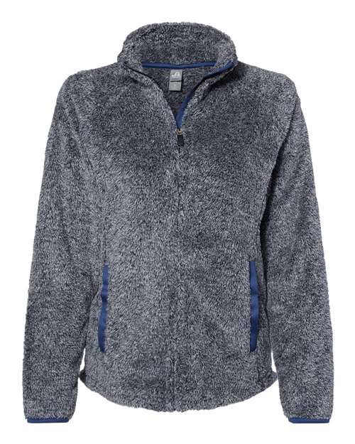 J. America Women's Boundary Shag Frosty Sherpa Full-Zip J. America