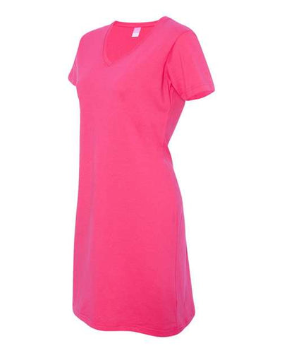 LAT Women's V-Neck Fine Jersey Coverup