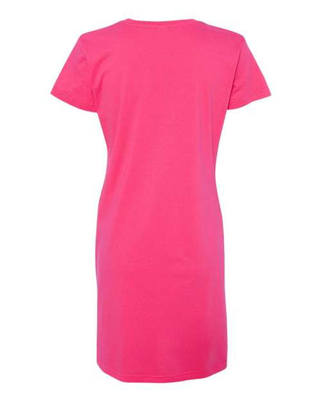 LAT Women's V-Neck Fine Jersey Coverup LAT