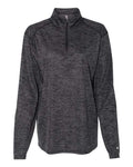 Badger Women's Tonal Blend Quarter-Zip Pullover Badger